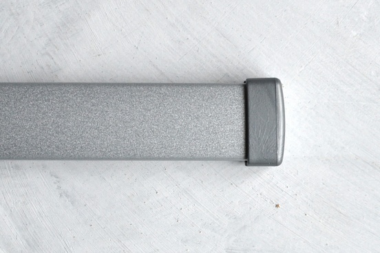 Планка нижняя стальная М - образная серебро